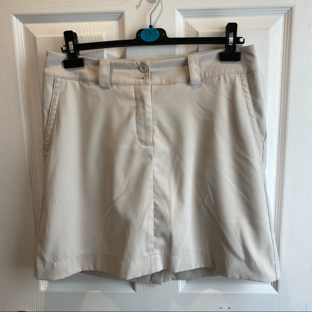 Nike Golf Tour Performance Dri Fit Skirt Beige Size 6